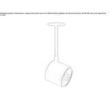 Adjustable LED ceiling spotlight Ducherow
