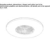 Aluminum recessed LED reflector Perfugas