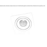 Wpuszczany, regulowany aluminiowy reflektor LED Mogos