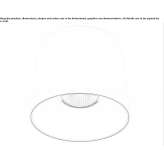 Round metal ceiling spotlight Plogoff