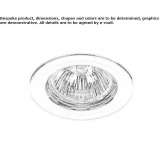 Zamak recessed spotlight Ostarije