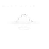 Okrągły reflektor LED do wbudowania Kuna