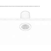 Aluminiowy reflektor LED do wbudowania Radaseni