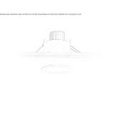 Round recessed LED spotlight Kuna