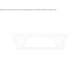 Square aluminum LED reflector Stravaj