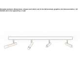 Steel LED reflector with multiple adjustment options Laxe