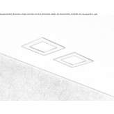 Recessed LED spotlight for suspended ceilings Beringel