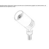 Adjustable round reflector Elyria