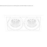 Multiple rectangular LED reflector Tesany