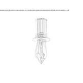 Recessed crystal spotlight Sanfront
