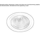 Round aluminum LED reflector Sachse