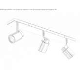 Multi-point, rectangular steel reflector Borowie