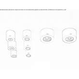 Recessed round aluminum LED spotlight Pezens