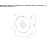 Round recessed reflector Pasareni
