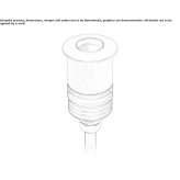 Recessed metal LED ceiling spotlight Chortkiv