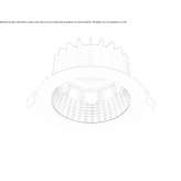 Round recessed LED spotlight Pompiano