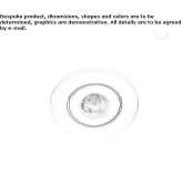 Aluminum recessed LED reflector Mern