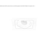 Adjustable square LED reflector Lanoraie