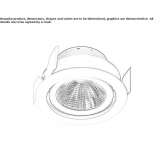 Recessed spotlight Avrechy