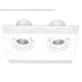Recessed round metal LED spotlight Bedero