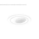 Recessed, adjustable aluminum LED reflector Atalaya