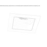Wpuszczany, regulowany aluminiowy reflektor LED Nandasmo