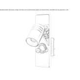 Adjustable metal LED reflector Dikmen