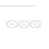Aluminum recessed LED reflector Sebes