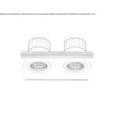 Rectangular built-in reflector Irvine