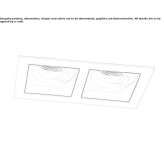 Wpuszczany, regulowany aluminiowy reflektor LED Nandasmo