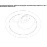 Round recessed reflector Rosche