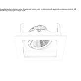 Recessed spotlight Avrechy