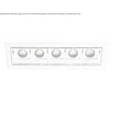 Aluminiowy reflektor sufitowy LED do wbudowania Flatonia