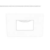 Recessed square aluminum LED spotlight Sulikow