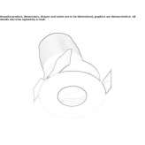 Round recessed reflector Bedero