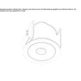 Round recessed reflector Symi