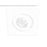 Wpuszczany, regulowany reflektor LED Manyas