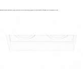 Recessed multiple rectangular steel reflector Mane