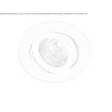 Recessed, adjustable LED spotlight Manyas