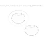 Round aluminum LED ceiling spotlight Oetingen