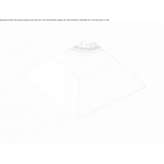 Recessed square LED plaster spotlight Trivigno