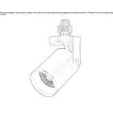 Adjustable metal LED ceiling spotlight Boldu