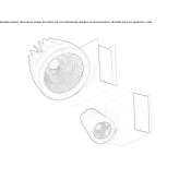 Regulowany reflektor aluminiowy LED Doblas