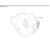 Round recessed reflector Pasareni