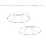 Round aluminum LED ceiling spotlight Oetingen