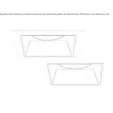 Aluminum recessed LED reflector Oetingen