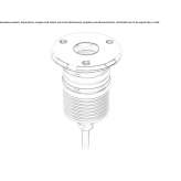 Recessed round metal LED spotlight Amasya