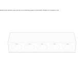 Multi-point aluminum LED reflector Ringsend