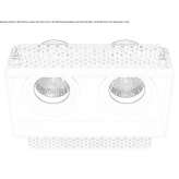 Recessed round metal LED spotlight Bedero