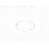 Semi-recessed, round aluminum LED reflector Eixo